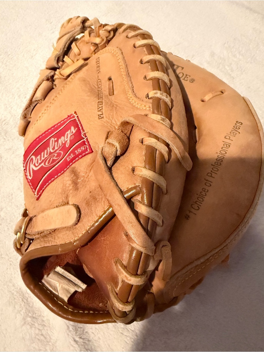RAWLINGS RCM30 Mike Piazza Autograph Model  LITE TOE RHT Catchers Mitt Glove